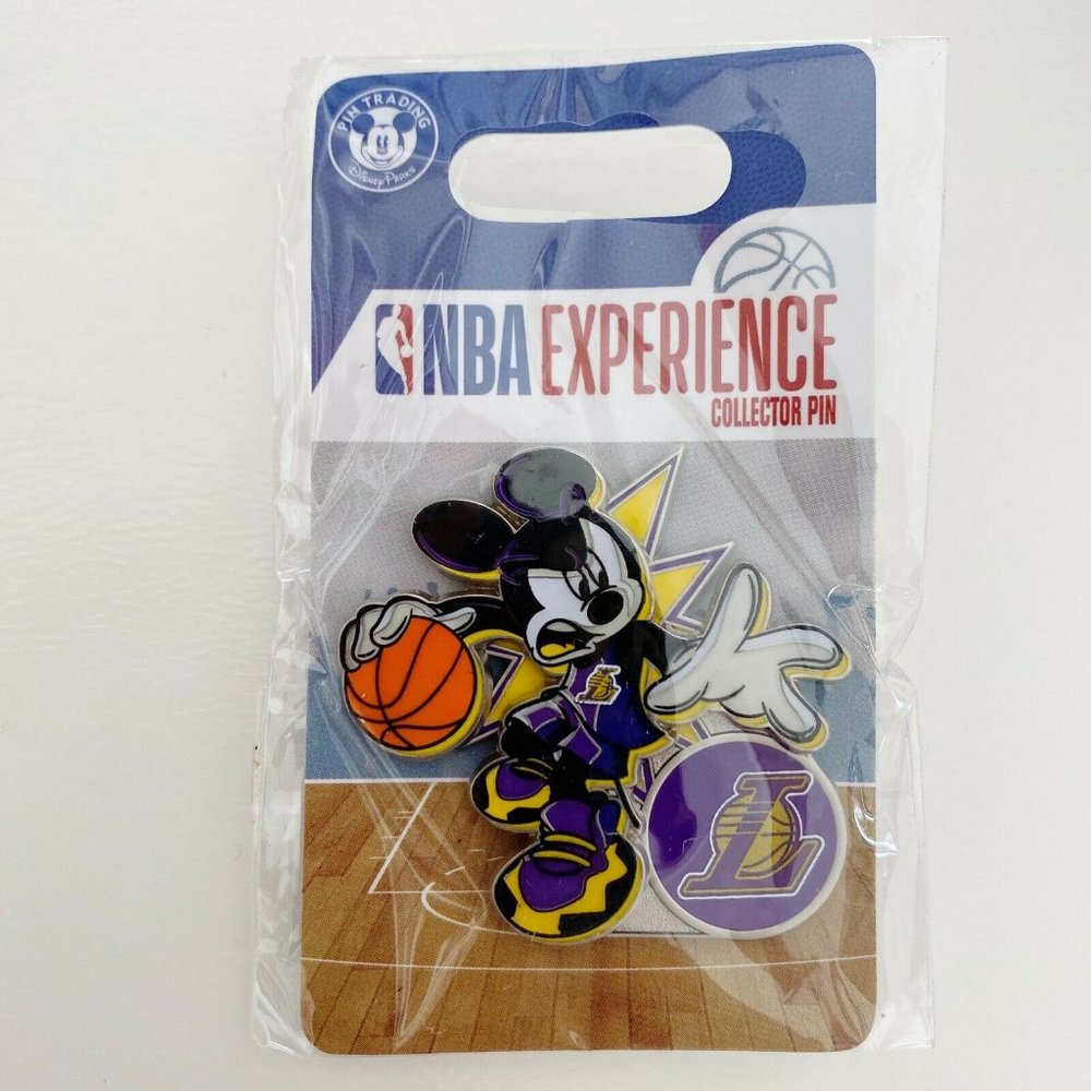 Disney Mickey Mouse NBA Experience Pin Los Angeles - Picture 2 of 2